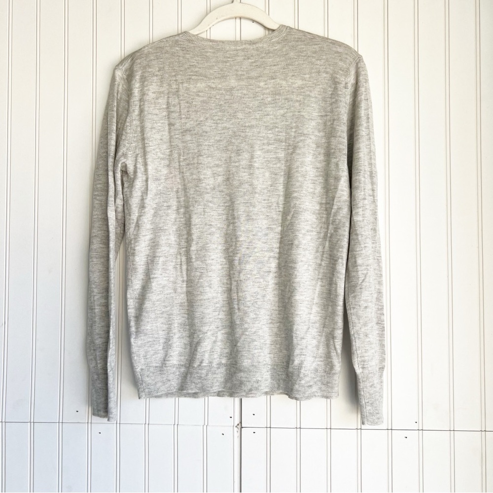 ESCADA Sport Size S  Gray I Love Escada Crew Neck Lightweight  Sweater - Picture 5 of 7